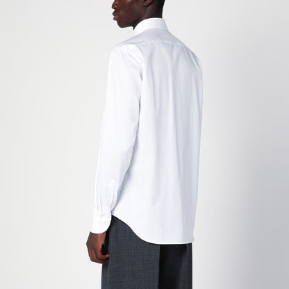 قميص سفر قطني أبيض