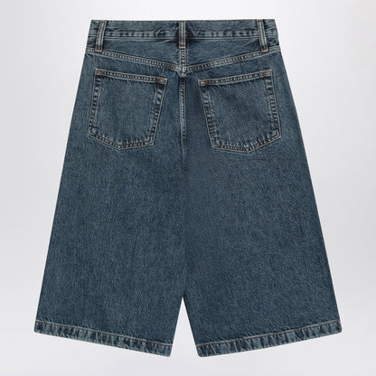 Blue Bermuda Shorts In Regenerated Denim