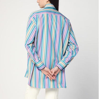 Multi-coloured Striped Cotton Shirt