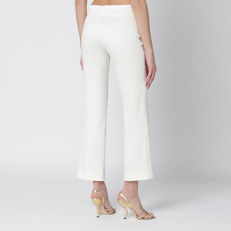 White cotton trousers