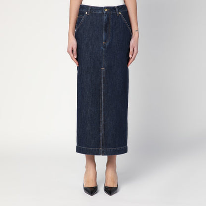 Dark Blue Erika Denim Skirt