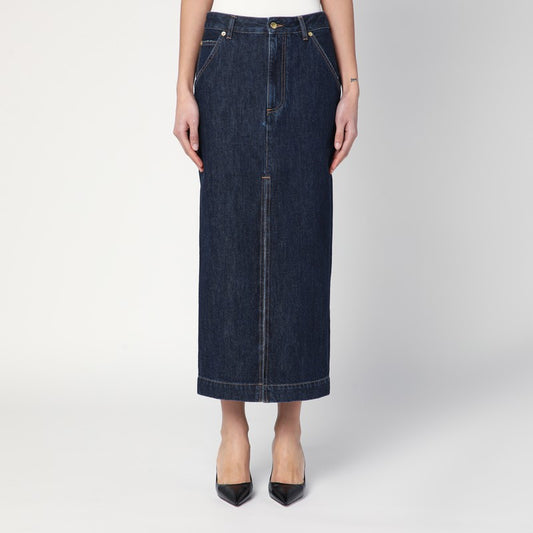 Dark Blue Erika Denim Skirt