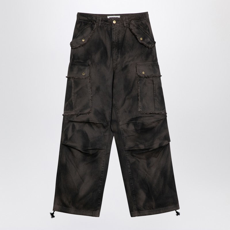 Vivi Black Washed Cargo Jeans