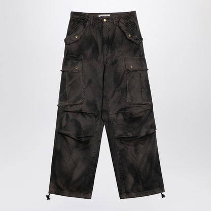 Vivi Black Washed Cargo Jeans