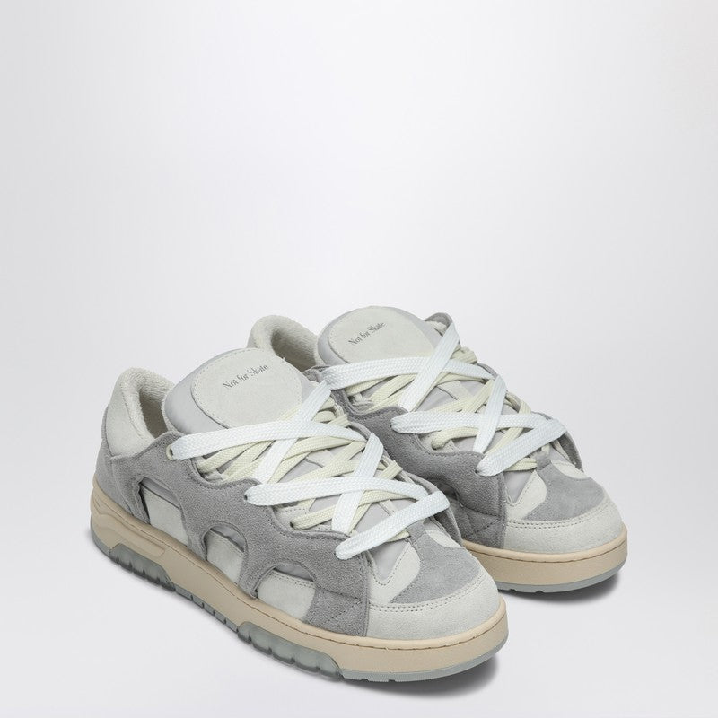 Model 1 Grey/white Mesh And Suede Sneaker
