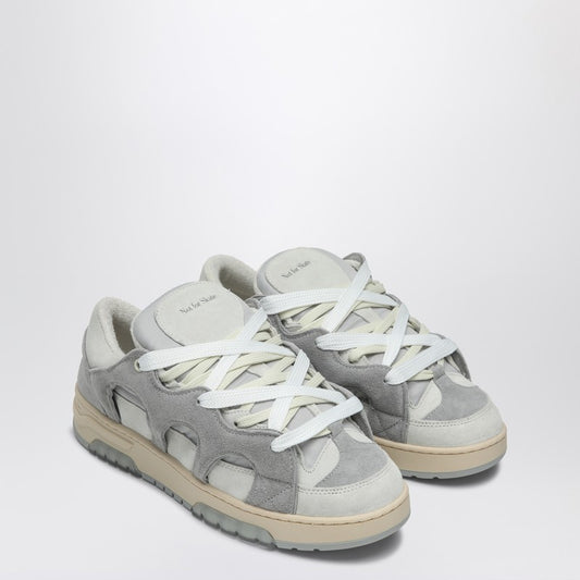 Model 1 Grey/white Mesh And Suede Sneaker