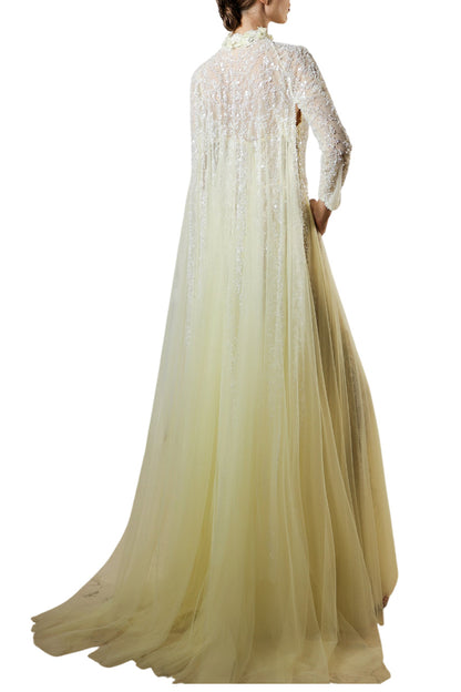 YELLOW CAPE GOWN