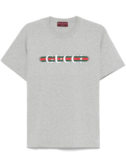 Cotton jersey T-shirt with print