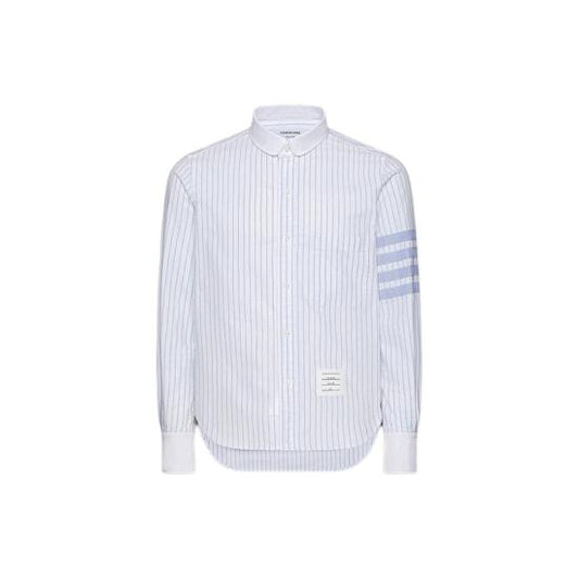 STRAIGHT FIT MINI ROUND COLLAR SHIRT