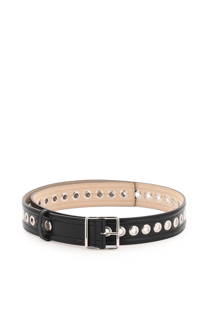 NETDRESSED | ALEXANDER MCQUEEN | LEATHER BELT WITH EYELETS