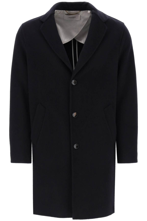 SINGLE-BREASTED COAT IN CASHMERE