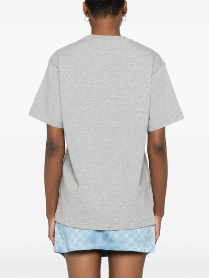 Cotton jersey T-shirt with print