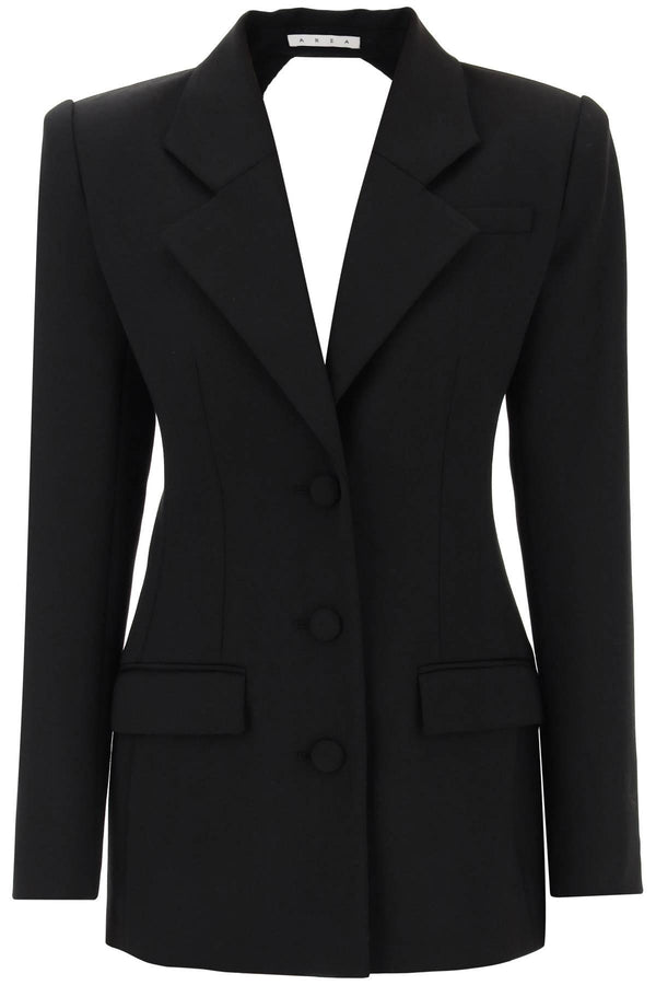 BLAZER DRESS WITH CUT-OUT AND CRYSTALS