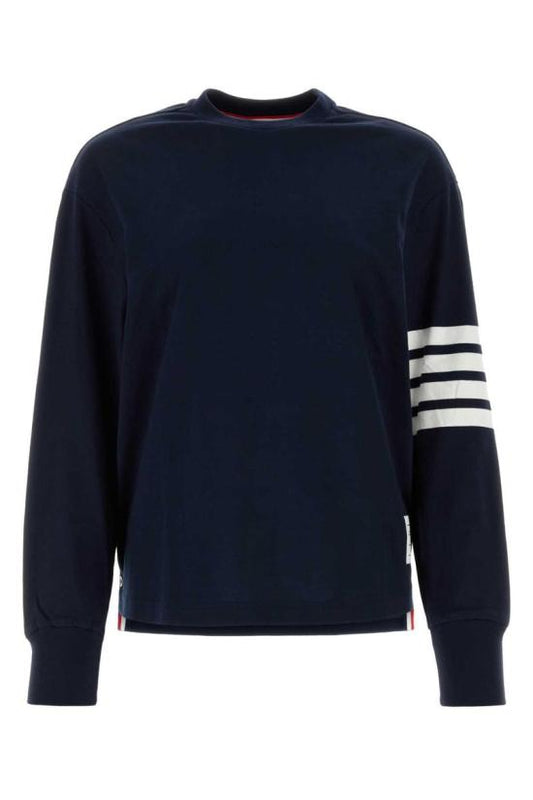 DIAGONAL ARMBAND COTTON LONG SLEEVE T-SHIRT