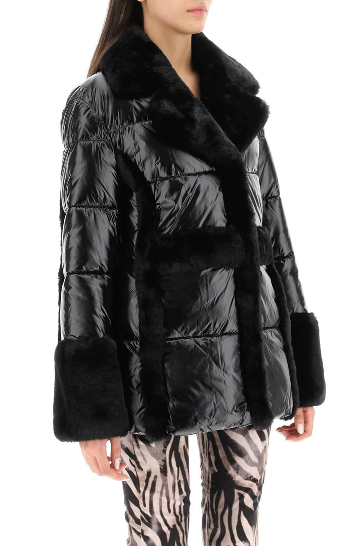 NETDRESSED | MARCIANO BY GUESS | PUFFER JACKET WITH FAUX FUR DETAILS