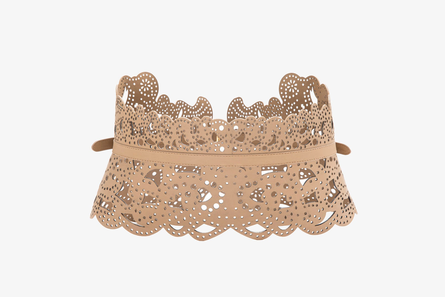 PERFORATED LEATHER BELT