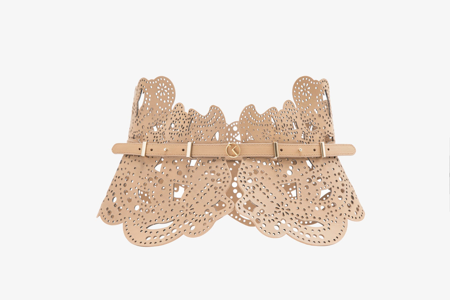 PERFORATED LEATHER BELT