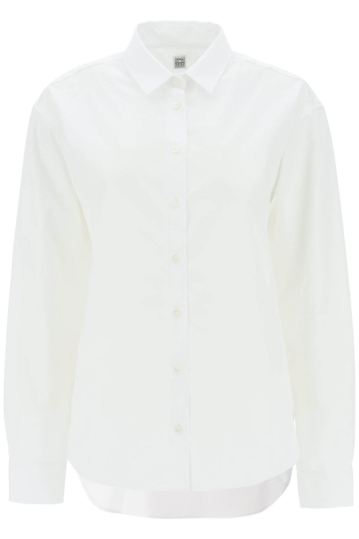 NETDRESSED | TOTEME | LOGO-EMBROIDERED COTTON SHIRT