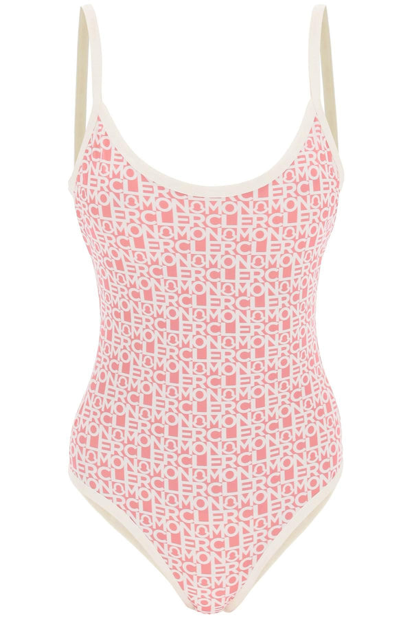 NETDRESSED | MONCLER | LOGO PRINT ONE-PIECE SWIMSUIT