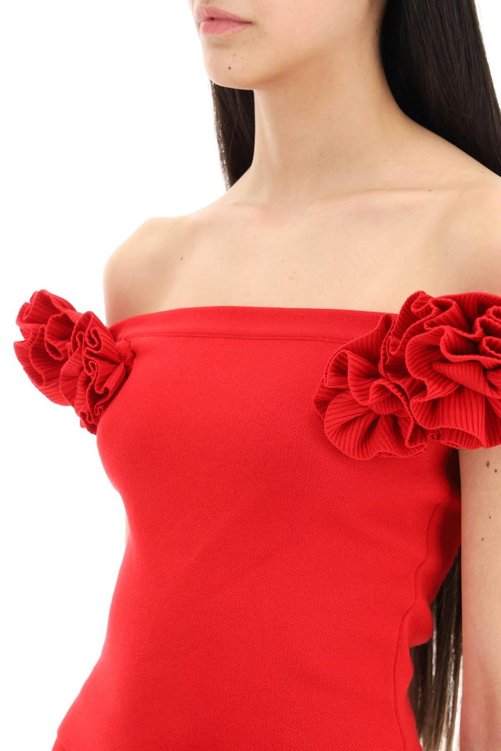 NETDRESSED | MAGDA BUTRYM | FITTED TOP WITH ROSES