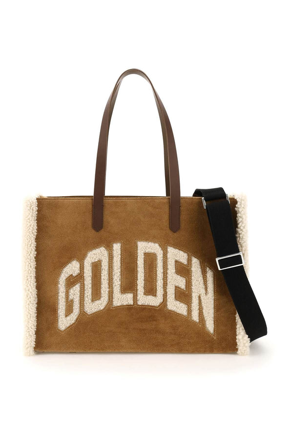 NETDRESSED | GOLDEN GOOSE | CALIFORNIA EAST-WEST BAG WITH SHEARLING DETAIL