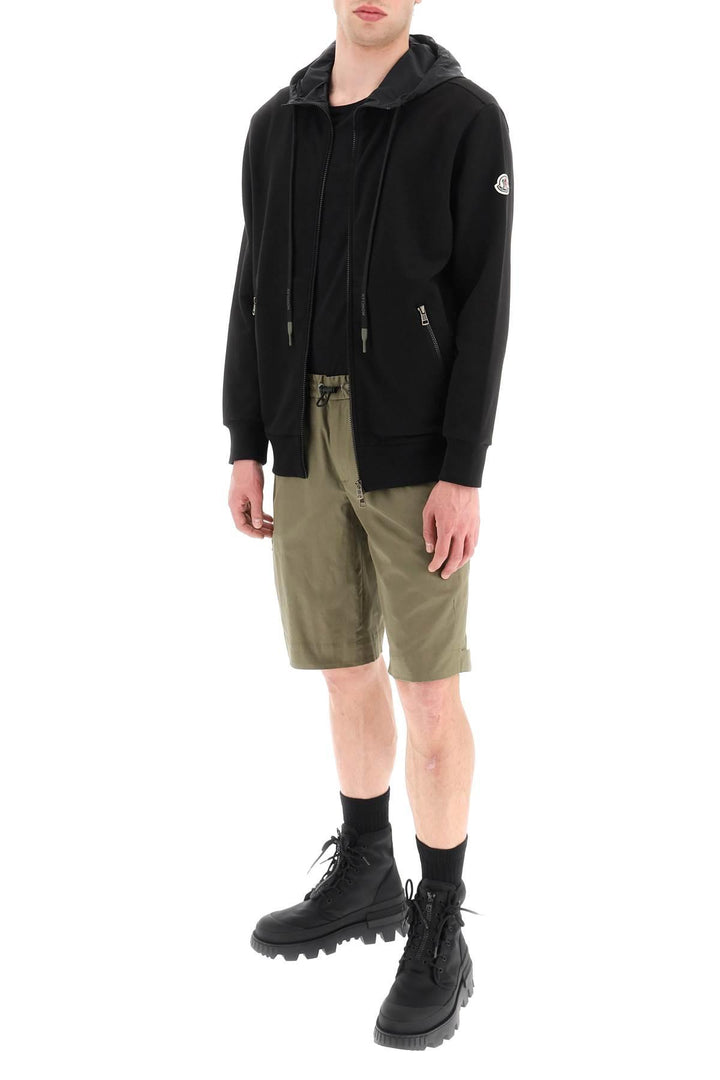 Netdressed | MONCLER SHORTS WITH HOOK-AND-LOOP CLOSURE