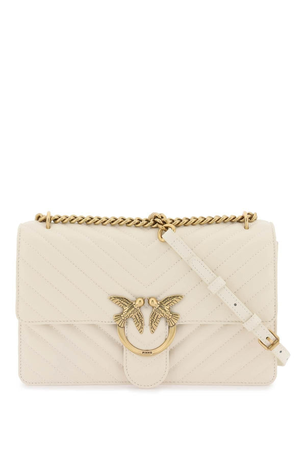 NETDRESSED | PINKO | CHEVRON QUILTED CLASSIC LOVE BAG ONE