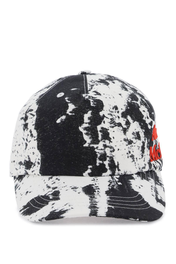 NETDRESSED | ALEXANDER MCQUEEN | PRINTED BASEBALL CAP WITH LOGO EMBROIDERY
