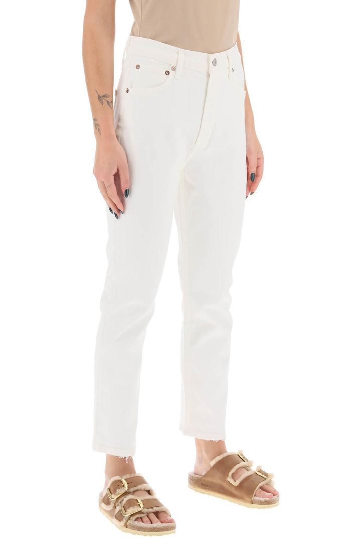 NETDRESSED | AGOLDE | RILEY HIGH-WAISTED CROPPED JEANS