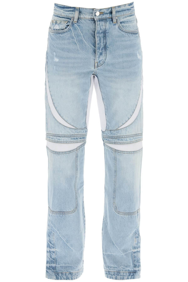 MX-3 jeans with mesh inserts
