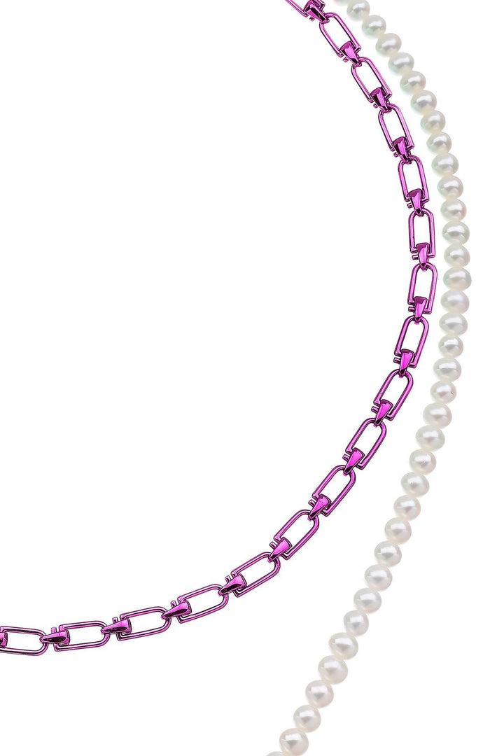 Netdressed | EÉRA 'REINE' DOUBLE NECKLACE WITH PEARLS
