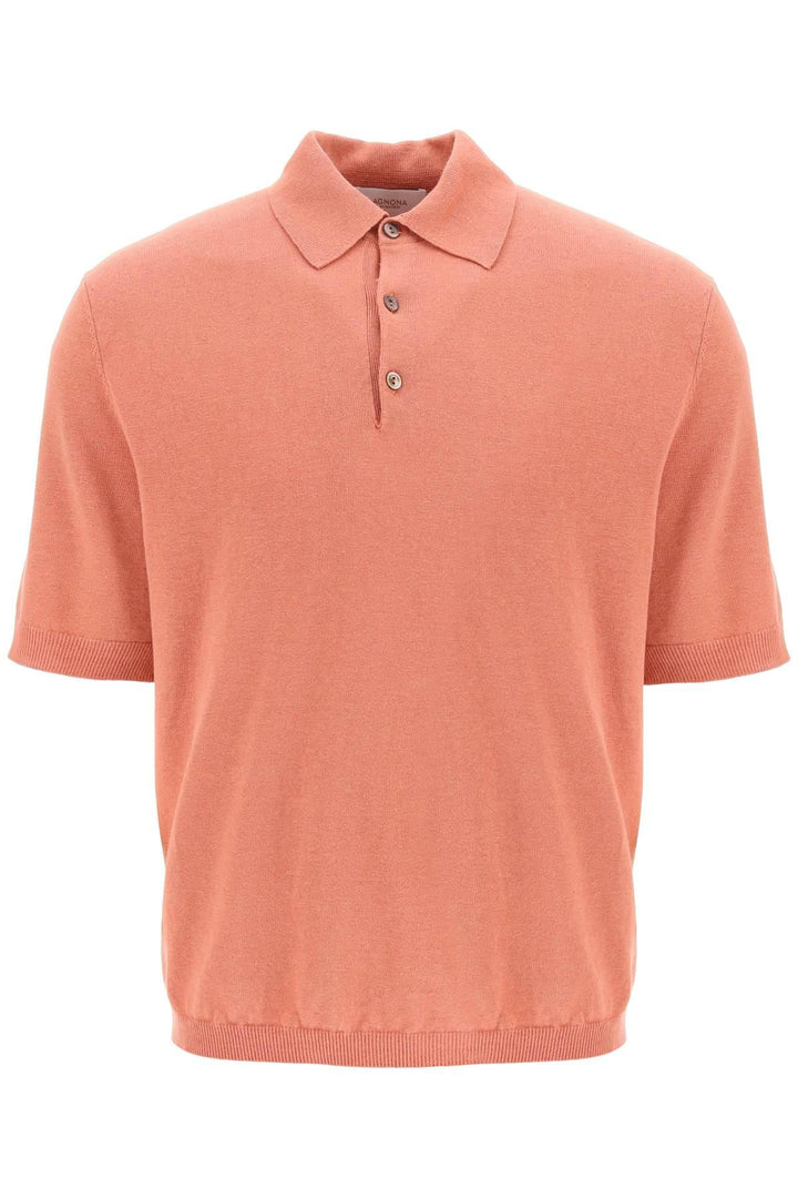 Netdressed | AGNONA LINEN AND COTTON JERSEY POLO
