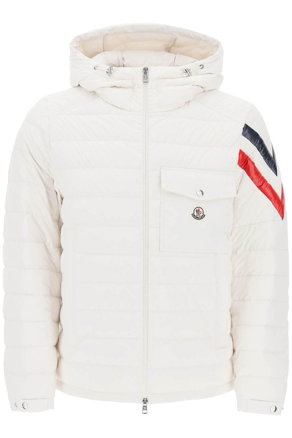 NETDRESSED | MONCLER | BERARD DOWN JACKET WITH TRICOLOR INTARSIA