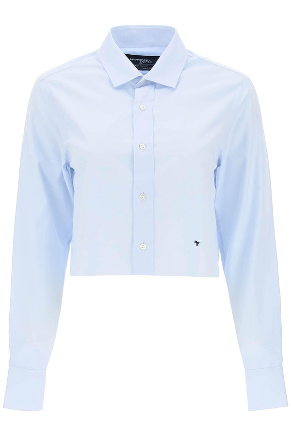 NETDRESSED | HOMME GIRLS | COTTON TWILL CROPPED SHIRT