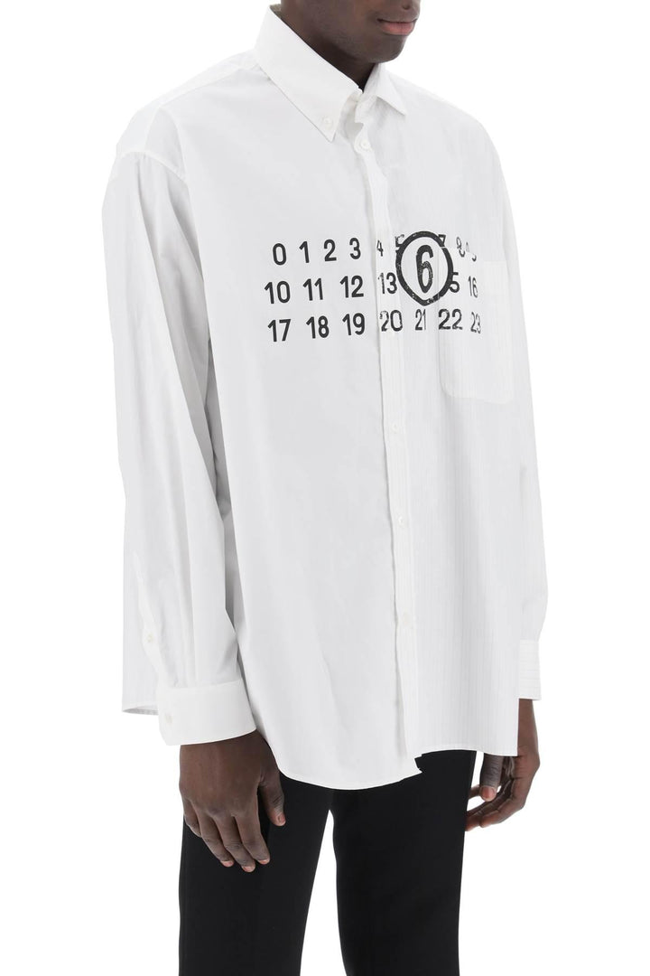 NETDRESSED | MM6 MAISON MARGIELA | SPLICED SHIRT WITH NUMERICAL GRAPHIC
