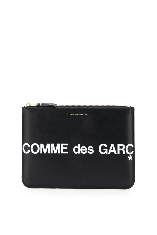 NETDRESSED | COMME DES GARCONS WALLET | LEATHER POUCH WITH LOGO