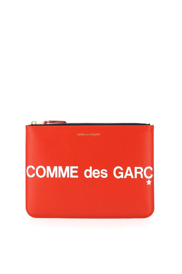 NETDRESSED | COMME DES GARCONS WALLET | LEATHER POUCH WITH LOGO