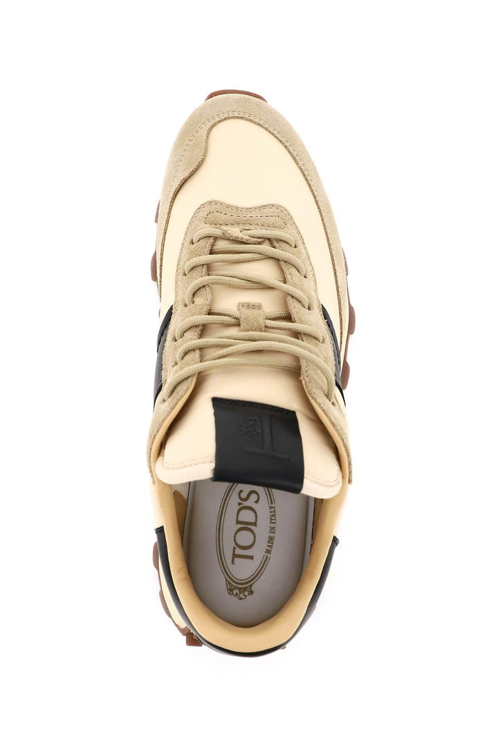 NETDRESSED | TOD'S | SUEDE LEATHER AND NYLON 1T SNEAKERS