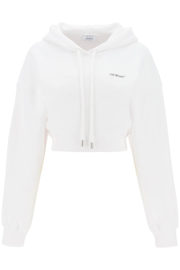 NETDRESSED | OFF-WHITE | X-RAY ARROW CROPPED HOODIE