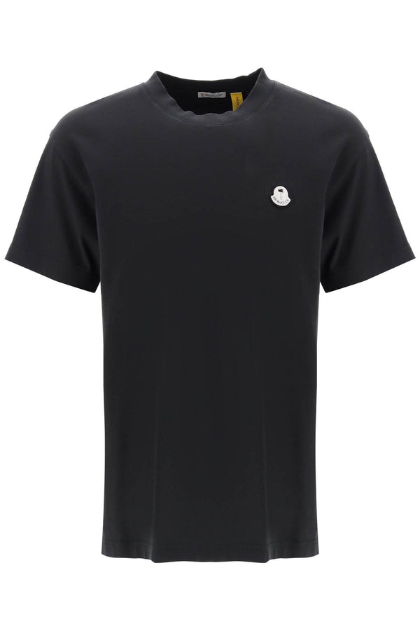 NETDRESSED | MONCLER | T-SHIRT WITH LOGO PATCH