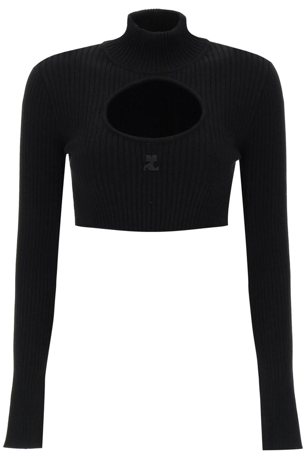 NETDRESSED | COURREGES | CUT-OUT CROP TOP