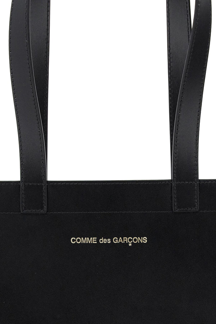 NETDRESSED | COMME DES GARCONS WALLET | LEATHER TOTE BAG WITH LOGO