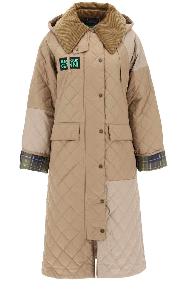 NETDRESSED | BARBOUR X GANNI | BURGHLEY QUILTED TRENCH COAT