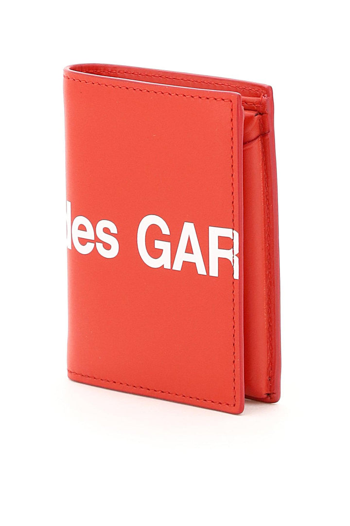 NETDRESSED | COMME DES GARCONS WALLET | SMALL BIFOLD WALLET WITH HUGE LOGO